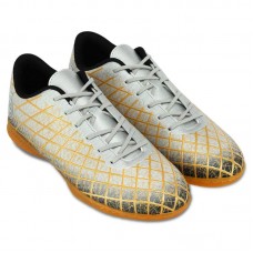 Футзалки взуття для міні-футболу Lijin, розмір 41, срібний-золотий, код: 333-39-45-2_41