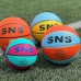 М"яч баскетбольний SNS LQ-X7 №7, помаранчевий-блакитний, код: 00107-SNS