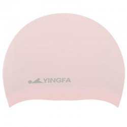 Шапочка для плавання силіконова для дорослих Yingfa L, рожевий, код: C0081_LP