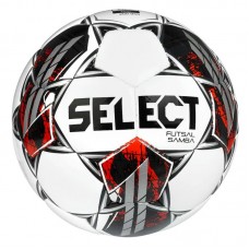 Футзальний м"яч Select Futsal Samba (FIFA Basic) v22 №4, біло-сріблястий, код: 5703543298402