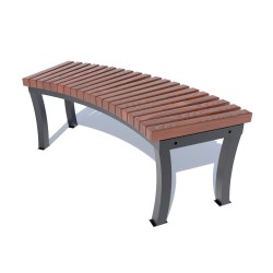Лавка паркова вигнута Miros 1060х720х400 мм, код: DIO924 Лавка паркова вигнута Miros 1060х720х400 мм, код: DIO924