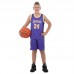 Форма баскетбольна дитяча NBA клуб Los Angeles Lakers 24, розмір XL, фіолетовий-жовтий, код: BA-9831_XLVY