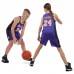 Форма баскетбольна дитяча NBA клуб Los Angeles Lakers 24, розмір XL, фіолетовий-жовтий, код: BA-9831_XLVY