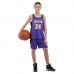 Форма баскетбольна дитяча NBA клуб Los Angeles Lakers 24, розмір XL, фіолетовий-жовтий, код: BA-9831_XLVY