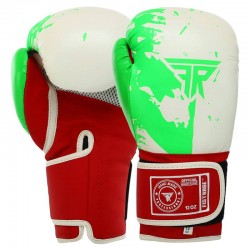 Боксерські рукавиці Fistrage 12 унцій, білий-зелений-червоний, код: VL-9735_12WGR Боксерські рукавиці Fistrage 12 унцій, білий-зелений-червоний, код: VL-9735_12WGR