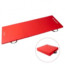 Килимок гімнастичний складний Insportline Trifold 1800x600x30 мм, червоний, код: 25630-IN