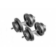 Гантелі набірні металеві RN-Sport 2x21 кг, код: RN_QTR21х2