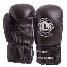 Рукавички боксерські Lev 12 унцій, чорний, код: LV-4281_12BK