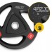 Диск олімпійський 4Fizjo металевий, прогумований 2x25 кг, чорний, код: P-5905973401302