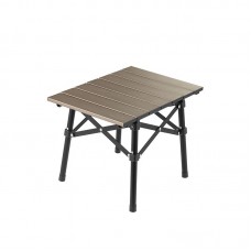 Розкладний стіл Naturehike CNH22JU050 405х290х350 мм, алюміній, світло-коричневий, код: 6975641885320-AM