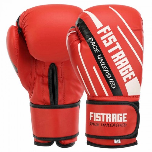 Боксерські рукавиці Fistrage 12 унцій, червоний, код: VL-5119_12R Боксерські рукавиці Fistrage 12 унцій, червоний, код: VL-5119_12R