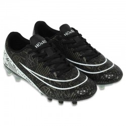 Бутси футбольні Guanjunbao розмір 41, чорний-білий, код: OB-2301-2_41BKW