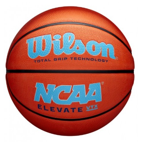 М"яч баскетбольний Wilson NCAA Elevate VTX BSKT №5, помаранчевий-синій, код: 097512598347