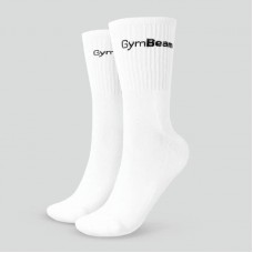 Шкарпетки GymBeam ¾ Socks 3Pack White розмір XL/XXL (44-47), білий, код: 310123-GB