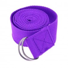 Ремінь для йоги SNS YJ-38183-Ф 180 см, фіолетовий, код: 12382-SNS