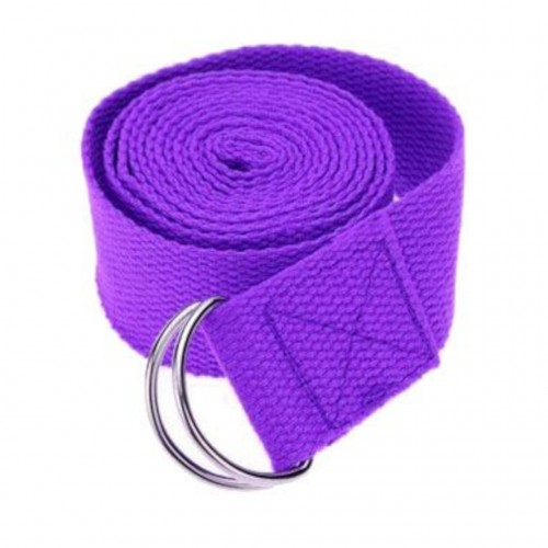Ремінь для йоги SNS YJ-38183-Ф 180 см, фіолетовий, код: 12382-SNS Ремінь для йоги SNS YJ-38183-Ф 180 см, фіолетовий, код: 12382-SNS