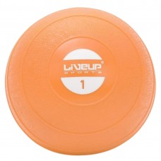 Медбол м"який LiveUp Soft Weight Ball 1 кг, помаранчевий, код: 6951376126273