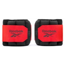 Обважнювачі щиколотки Reebok Flexlock Ankle Weights 2х2 кг, чорний-червоний, код: 885652017299 Обважнювачі щиколотки Reebok Flexlock Ankle Weights 2х2 кг, чорний-червоний, код: 885652017299