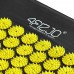 Килимок акупунктурний з валиком 4Fizjo Classic Mat Аплікатор Кузнєцова 680х420 мм, Black/Yellow, код: P-5907739310613