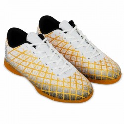 Футзалки взуття для міні-футболу дитяче Guanjunbao, розмір 37, срібний-золотий, код: 333B-35-39-4_37 Футзалки взуття для міні-футболу дитяче Guanjunbao, розмір 37, срібний-золотий, код: 333B-35-39-4_37