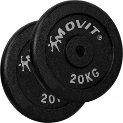 Набір дисків чавуні Movit 2х20 кг, чорнний, код: M-9512089-IN