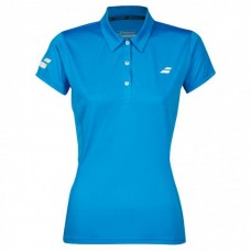 Поло для тенісу жіноче Babolat Core club Polo Diva, розмір XS, синій, код: 3324921611228