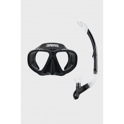 Набір маска і трубка дитяча Arena Premium Snorkeling Set чорний, код: 3468336174364