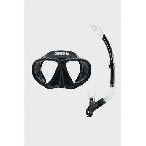 Набір маска і трубка дитяча Arena Premium Snorkeling Set чорний, код: 3468336174364 Набір маска і трубка дитяча Arena Premium Snorkeling Set чорний, код: 3468336174364