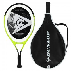 Ракетка для великого тенісу Dunlop Nitro JR 21 G000 HQ, чорний-жовтий, код: DL10312855-S52