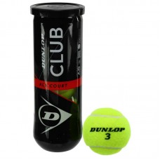 М"яч для великого тенісу Dunlop Club AC 3шт, салатовий, код: DL601334-S52