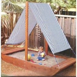 Пісочниця SportBaby Кораблик 2000х1500х300 мм, код: Песочница - 8
