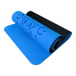 Килимок для йоги SNS Метелик KOT6-1-А+BL з розміткою 1830х610х6 мм, блакитний, код: 12863-SNS Килимок для йоги SNS Метелик KOT6-1-А+BL з розміткою 1830х610х6 мм, блакитний, код: 12863-SNS
