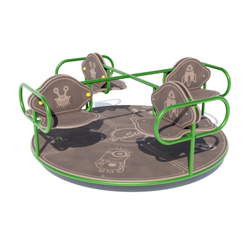 Карусель велика Miros 1650х1650х740 мм, код: DIO302