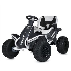 Дитячий електрокарт Bambi Racer чорний-сірий, код: 6903317707546