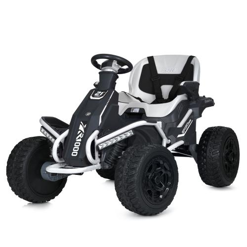Дитячий електрокарт Bambi Racer чорний-сірий, код: 6903317707546