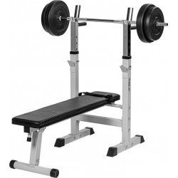Лава для штанги Movit Fitness + набір гантелей 30 кг, код: M-11234009-IN