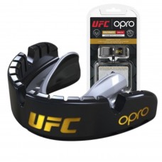 Капа Opro Gold Braces під брекети доросла (вік 11+) Black/Silver, код: UFC_Gold_Braces_Bl/Silver