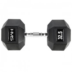 Гантель HMS Hex Pro 1х32,5 кг, код: 17-66-124-IN