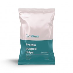 Протеїнові чіпси GymBeam 40г, морська сіль, код: 8586022210648