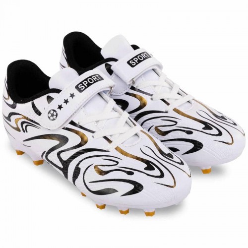 Бутси футбольні дитячі PlayGame Speed розмір 31, білий-чорний, код: 616B-4_31 Бутси футбольні дитячі PlayGame Speed розмір 31, білий-чорний, код: 616B-4_31