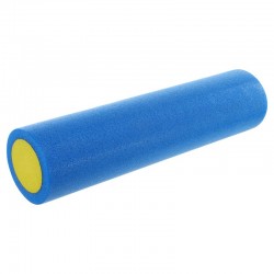 Ролер для йоги та пілатесу гладкий FitGo 600x150 мм, синій-жовтий, код: FI-9327-60_BLY
