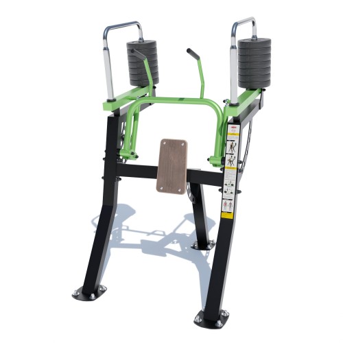 Вуличний тренажер Brustyle Прес-машина стоячи 1520х1240х2040 мм, код: SG610 Вуличний тренажер Brustyle Прес-машина стоячи 1520х1240х2040 мм, код: SG610