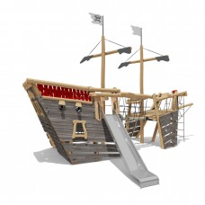 Дерев"яний ігровий комплекс Miros “Кораблик” 9600х5900х5600 мм, код: WP415 Дерев"яний ігровий комплекс Miros “Кораблик” 9600х5900х5600 мм, код: WP415