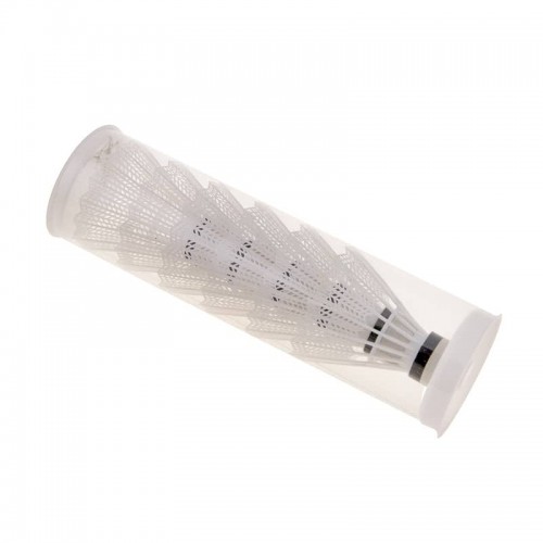 Воланы Lonex нейлон, белый, пластик тубус, 6шт, код: L6-PVC-WS