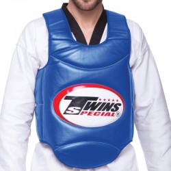 Захист корпусу (жилет) для єдиноборств Twins XL, синій, код: BOPL1_XLBL Захист корпусу (жилет) для єдиноборств Twins XL, синій, код: BOPL1_XLBL