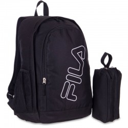 Міський рюкзак з пеналом Fila 25л, чорний, код: 211_BK