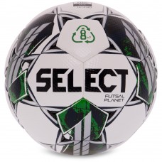 М"яч для футзалу Select Futsal Planet V22 №4, білий-зелений, код: Z-PLANET-WG М"яч для футзалу Select Futsal Planet V22 №4, білий-зелений, код: Z-PLANET-WG