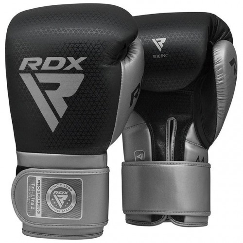 Боксерські рукавиці RDX  Mark Pro Sparring Tri Lira 2 Silver 14 унцій, код: BGM-PSTL2S-14OZ