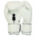 Боксерські рукавиці шкіряні Zelart 12 унцій, білий, код: BO-3880_12W
