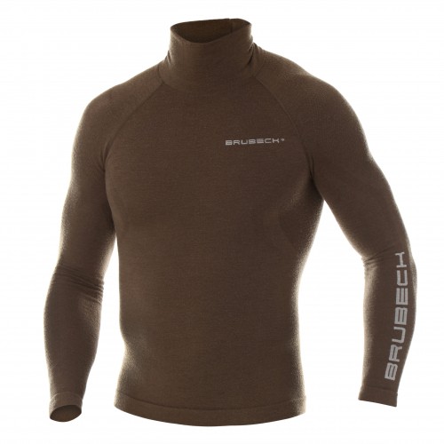 Футболка з довгим рукавом Brubeck Ranger WoolL khaki LS14200-L-khaki